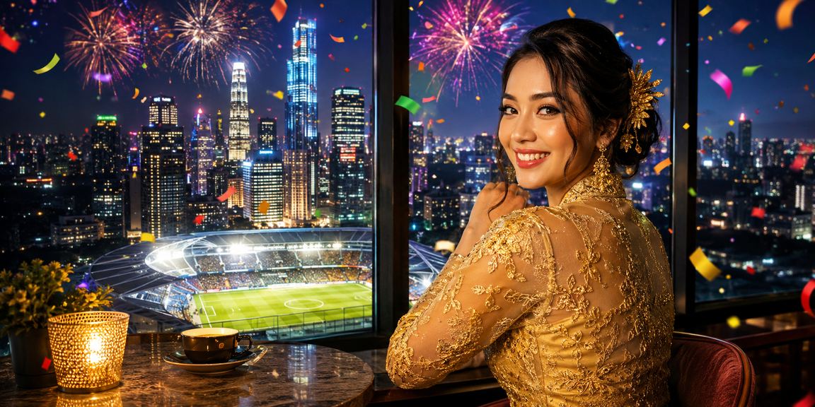 Pemain Malaysia menganalisis pertaruhan bola sepak di Kuala Lumpur berbaju kebaya